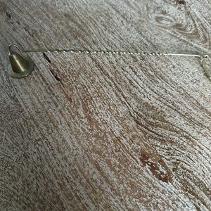 Vintage Brass Candle Snuffer with Barley Twist Handle